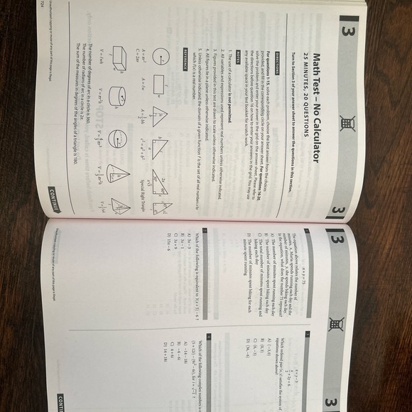 SAT study guide book with 8 real tests - Picture 4 of 6